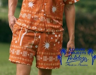 (LEISURE PROJECTS HOLIDAY) SANTORINI SHORTS /ELASTICATED WAIST SHORTS