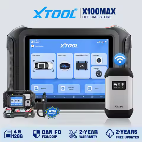 XTOOL X100 MAX Key Programmer With KC501 All Key Lost Car Diagnostic Tool 42+ Reset ECU Coding Updat