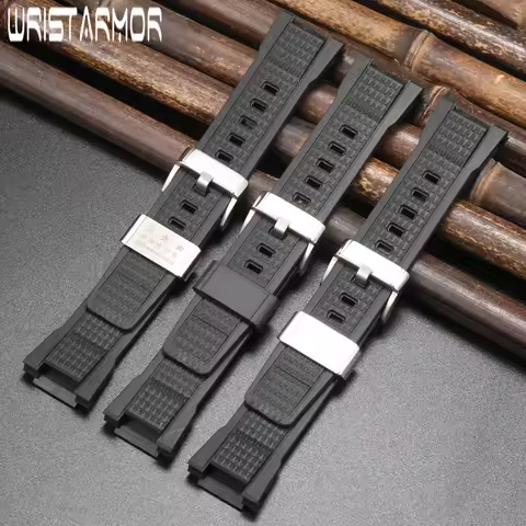 Resin Silicone MTGB3000 Watch Band Suitable for Casio MTG-B3000 MTG-B3000B/BD Sports Waterproof Stra