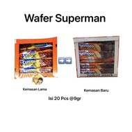 WAFER SUPERMAN - 1 BOX - ISI 20 BKS BY JADOELSNACK