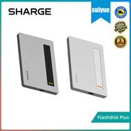 Sharge Flash Drive Plus Hard Disk Box M2 Mobile Solid State SSD Comes with Cable Heat Dissipation, C