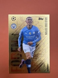 Topps Match Attax 曼城 Foden 金卡