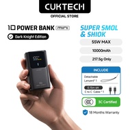 【ccc certified】CUKTECH 10 Mini 55W Fast Charging 10000mAh  3C Power Bank with cable |  Portable Char