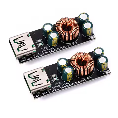 QC4.0 QC3.0 USB Type-C Mobile Phone Quick Charge Adapter 6 -35V Step Down Buck Boost Module for Huaw
