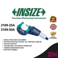 INSIZE Digital Outside Micrometer 3109-25A / 3109-50A / 3109-75A / 3109-100A - 💯 Genuine & Fast Ship