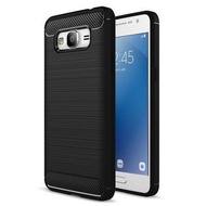 Samsung Galaxy J2 Prime Rugged Armor Case Casing Cover Carbon