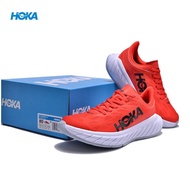 2023Hot HOKA ONE ONE CARBON X2 Red Black Shock Absorption Low Sports Running shoes Climbing shoes G403