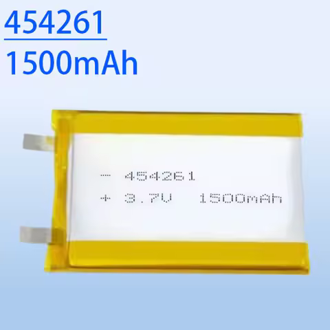454261 3.7V 1500mAh LiPo Rechargeable Battery Lithium Polymer Battery for Portable Devices,103450 60