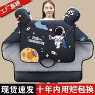 Winter Fabric Windproof Velvet Set Large Plus Windshield Electric Vehicle Plus Motorcycle Velvet Thi