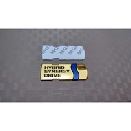 Universal car hybrid synergy drive emblem 8.5x3x0.2. Plate plate