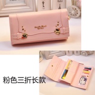 Taobao Collection กระเป๋าสตางค์ผู้หญิงกระเป๋าเงินผญลายการ์ตูนคิตตี้