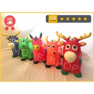 Jumping Horse Rubber Horse Jumping Music Lights Most