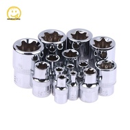 Sunshineshop 14pcs/set E-TORX Soet Set - Premium Female Torx Soet Set, Ultimate Torque Star Soets, E