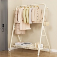 [48H Shipping] Balcony Folding Clothes Rack Floor Standing Vertical Bedroom Household Clothes Hanger