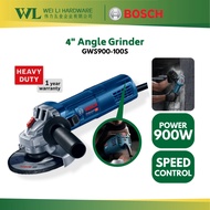 BOSCH GWS900-100S 900W 4" Angle Grinder Speed Control Heavy Duty / Bosch Grinder / Mesin Potong Besi