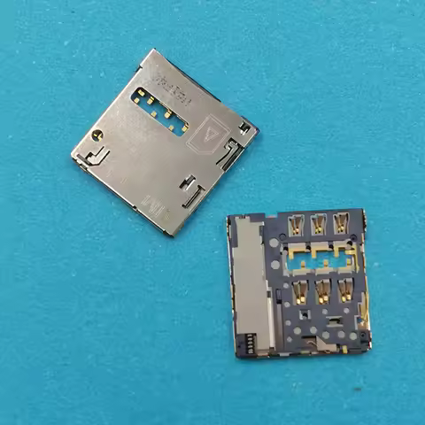 1-5Pcs Reader Sim Card Socket For Samsung Galaxy I9305 I9300 I535 R530U I747 T999 E210 M919 I337 R97