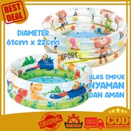Intex Baby Pool Dino Transparan 61 x 22cm Swim Kolam Mini Mandi Renang Anak Anak Kecil Bayi Pompa An
