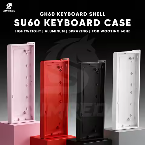SUMREDA SU60 Aluminum Keyboard Shell 60% Keys Layouts For Wooting 60HE Madlions Mad 60he GH60 Raven6