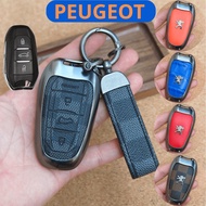 Car key cover for peugeot 2008,peugeot 3008,peugeot 408,peugeot 5008, multicolored peugeot metal key