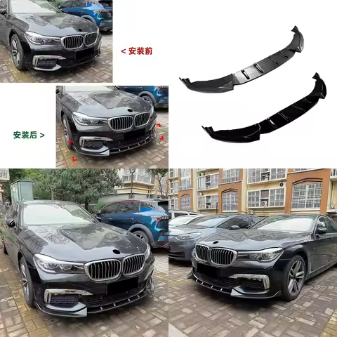 BMW 7 Series G11 G12 Pre-LCI M Sport Front Lip Spoiler Diffuser Body Kit