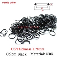 Thickness/Cs 1.78 As568 004-050 Black NBR Rubber Seag O Ring O-Ring Seal Gasket Oil Washer 1.7