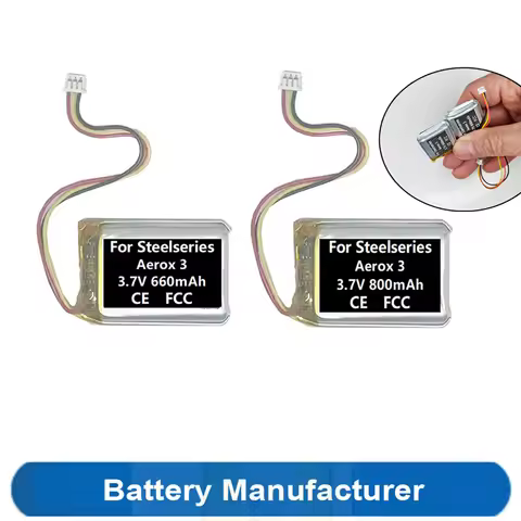 660-800mAh 502436 Battery For Steelseries Aerox 3 Wireless Gaming Mouse