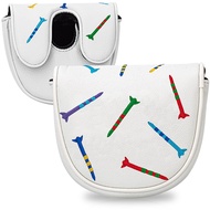 Golf Club Putter Cover Color Nail Embroidery Magnetic Putter Cover DF3LAB Universal puttercover