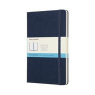 MOLESKINE 經典寶藍色硬殼筆記本 L 型 點線 - 燙金服務