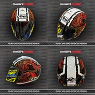 HELMET ARAI RAM3 RIPTIDE RED PREMIUM