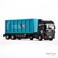 Diecast Inertial Transport Tractor Large - Container Alloy - Mainan Kendaraan Truck