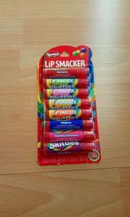 全新美國Lip smacker Skittles彩虹糖護唇膏