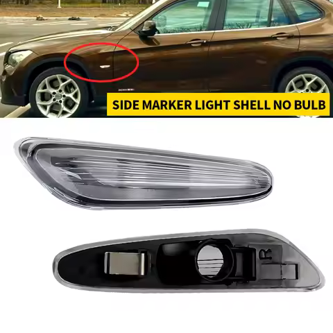 For BMW E83 X1 E84 X5 X53 E60 E61 E46 E81 E82 E90 E92 E87 E88 Turn Signal Side Marker Light Lens Cov