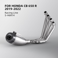 Suitable for Honda CBR650R CB650F CB650R CBR650F 2019-2022 full racing line exhaust system