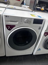 新淨二手LG 樂金 前置式洗衣機 (7kg, 1200轉/分鐘) WF-1207C4W Washing Machine