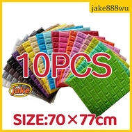 10pcs Big size 70X77cm Wall Stickers PE Foam 3D WallPaper Brick safety Waterproof Self Adhesive