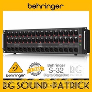 BEHRINGER S32 Remote-Controllable Midas Preamps, 16 Outputs & AES50 Networking feat Klark Teknik Sup