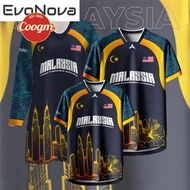 Malaysia 2025 New Independence Day Design Viral jersey for men and women round neck Baju lelaki subl