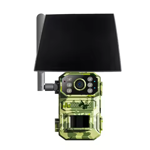 3MP 1296P Ucon APP 4G Solar Wide Angle Infrared Wildlife Hunting Camera Trail Outdoor Wild Animal Ph