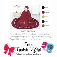 Mukena jumbo bahan jersey zoya jersey balon super rukuh jumbo