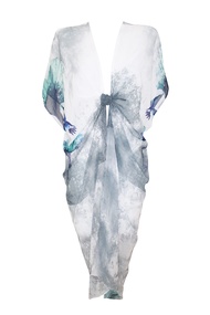 Annebra Cruise เสื้อคลุมลายพิมพ์ สีเทา (AS9-417)