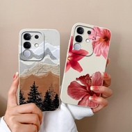 For Vivo Y29 4G 5G Vivo Y29s Y29t Case Beautiful Flowers Mountain Range Soft Silicone Antifouling Du