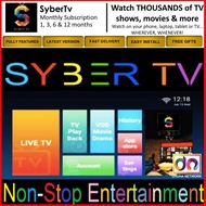 IPTV MALAYSIA CHANNELS | SYBERTV | AUTHORISED DEALER | MURAH