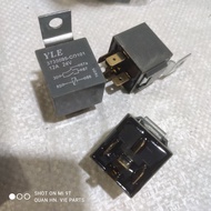 Rơ le (Relay) dùng cho xe dongfeng các loại./ Rơ le 5 chân 24V 12A / 4 chân 24V 40A rơ le cầu chì d