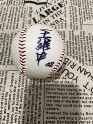 中華隊 職棒  王維中簽名球 48  王維中   簽名球  棒球  只有一顆 韓職NC恐龍的王維中