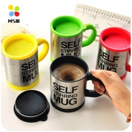 MSW💕Automatic Self Stirring Mug Cup Coffee Milk Mixing Mug/Stainless Steel Automatic Mug/Cawan Kacau