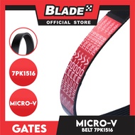 Gates Automotive Micro-V Fan Belt 7PK1516 for Toyota