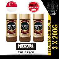 [TRIPLE PACK] NESTLE Nescafe Gold 200G X 3 (GLASS) - FREE DELIVERY within 3 working days!