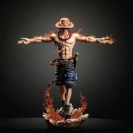 ONE PIECE展臂Ace背影 海賊王  宇宙共鸣 手办雕像