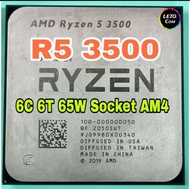 ซีพียู CPU AMD Ryzen 5 3500 3.6GHz turbo 4.1GHz [AM4] (6คอ6เทรด) ฟรีซิลิโคน1ซอง R5 3500