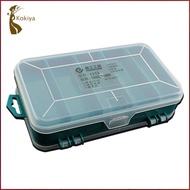 [kokiya] Plastic 8-Slot  Screws Nail Storage Box Case Jewelry Organizer160 x92x44mm